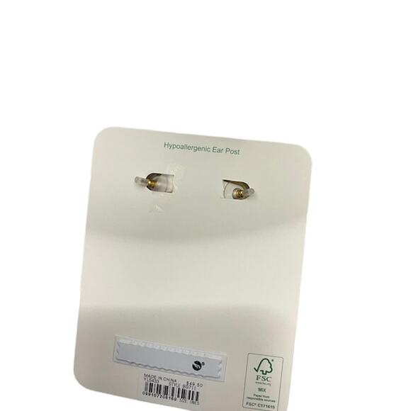 J Crew Gold Tassel Earrings Glam Flirty Girly Sparkle Holiday Festive Date Night - Picture 2 of 5